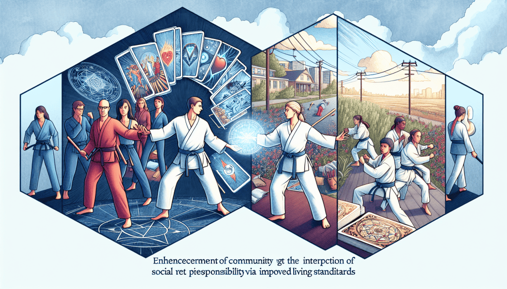 Tarot Vizija i Društvena Odgovornost: Kako Karate Pružaju Pomoć Zajednici